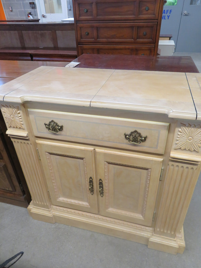 Dry Bar Cabinet with Folding Top