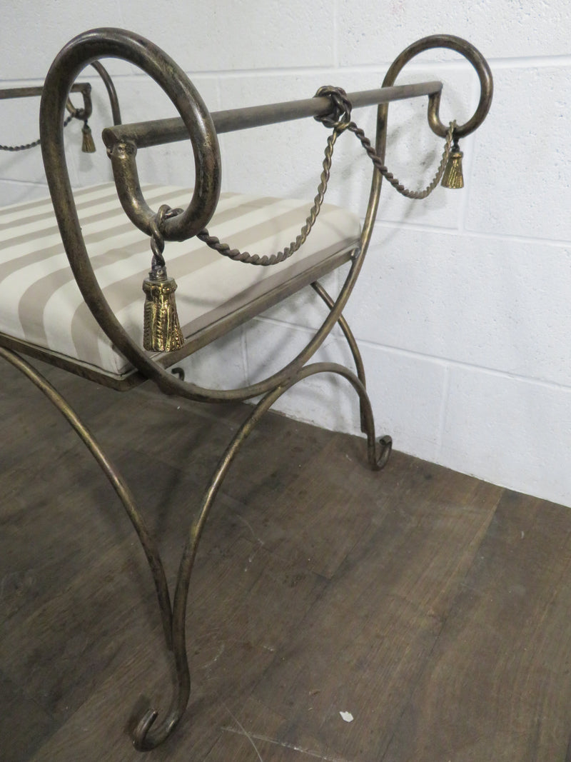Decorative Wrought Iron Stool