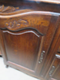 Solid Wood Side Board with Two drawers and Three Cupboards