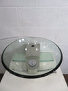 Chrome and Glass Bathroom Sink