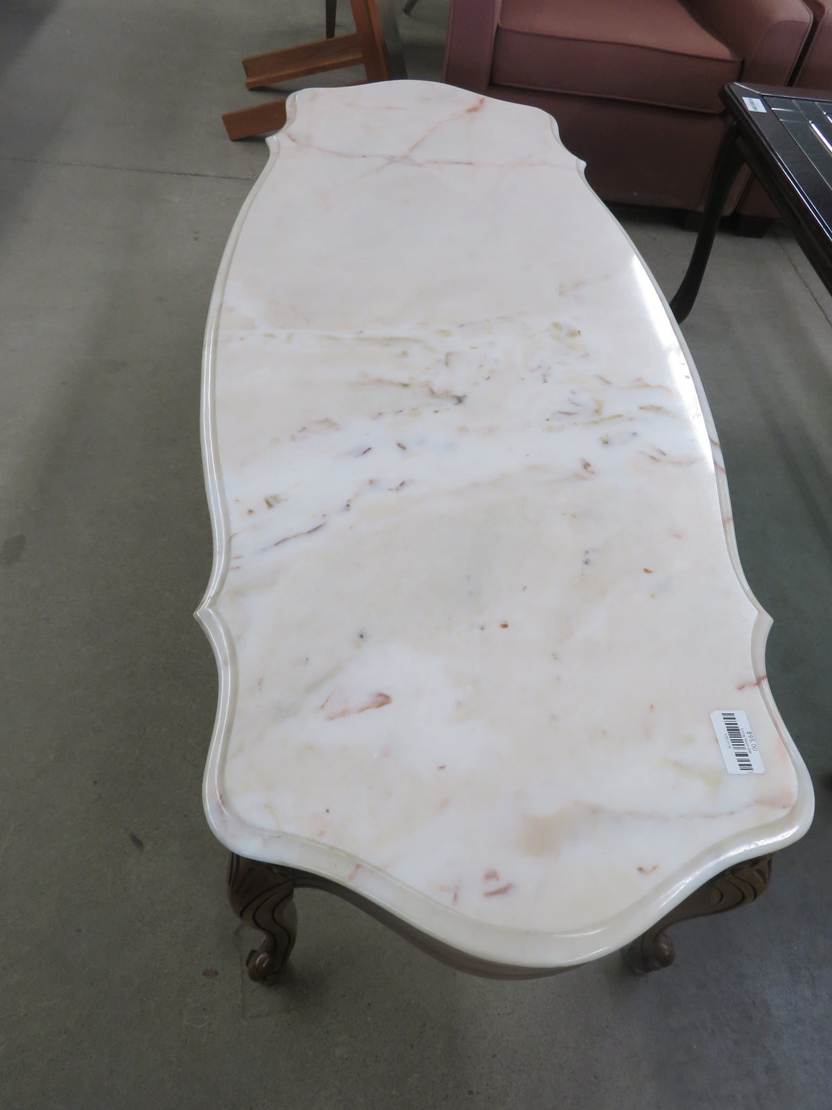 Coffee Table with Marble Top