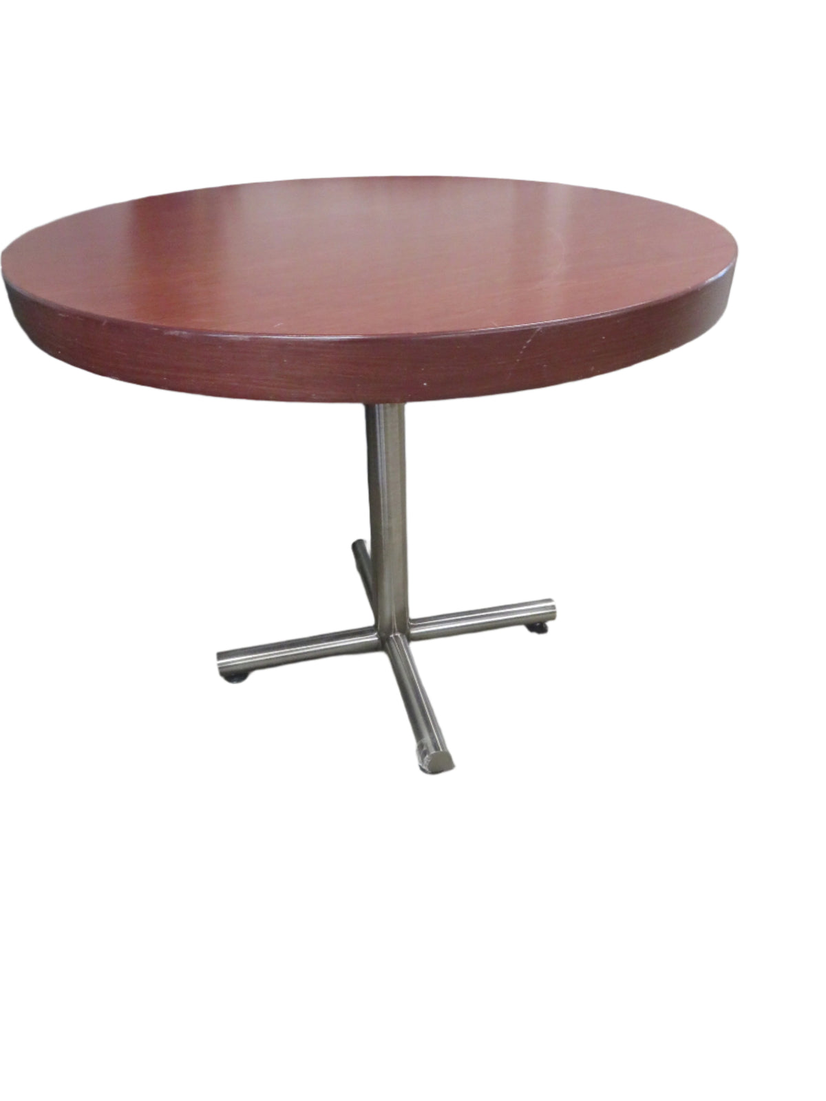 Round Table with Wooden Top