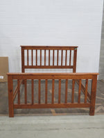 Natural Wood Queen Bedframe