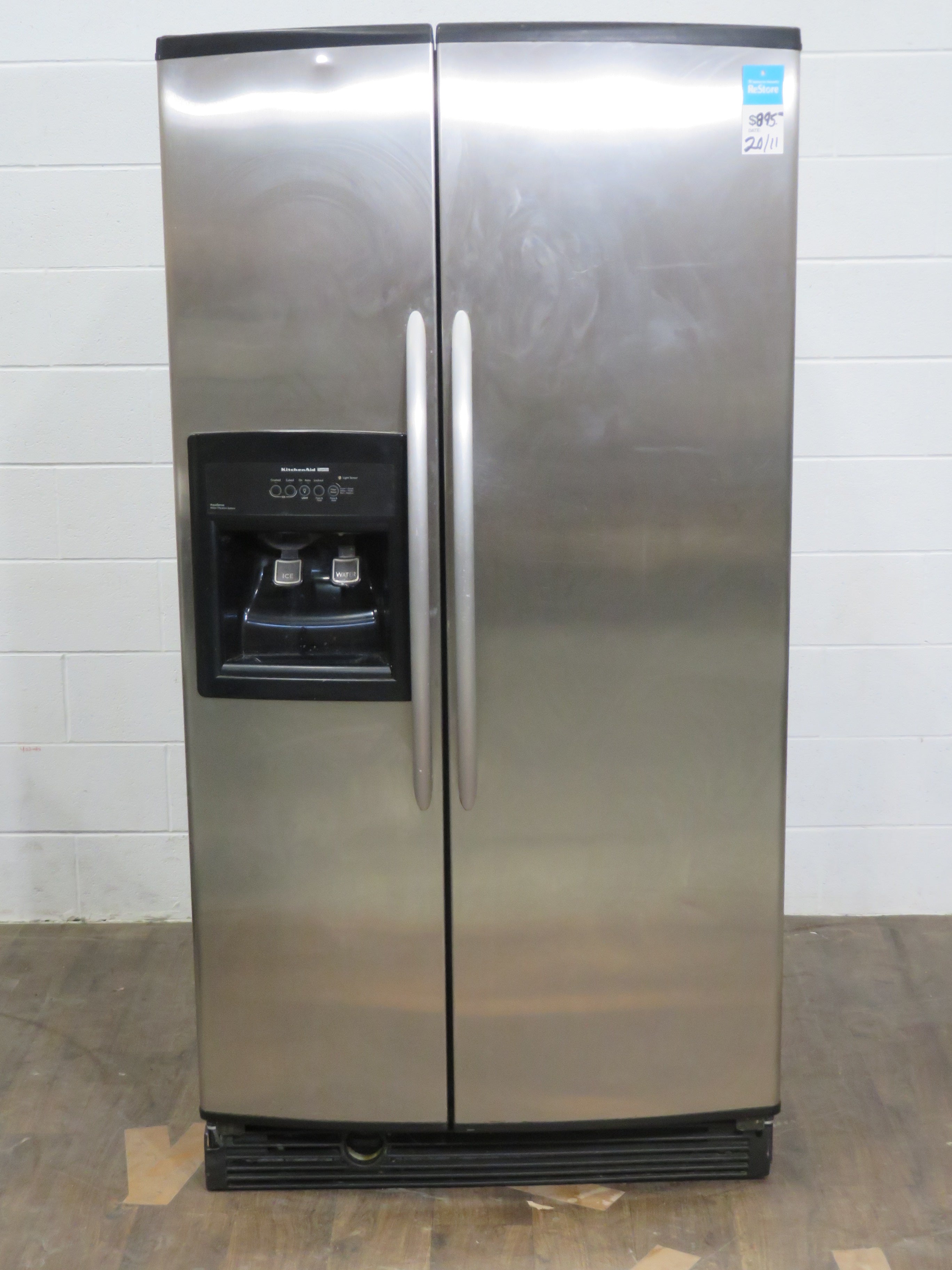 Kitchenaid stainless store steel fridge