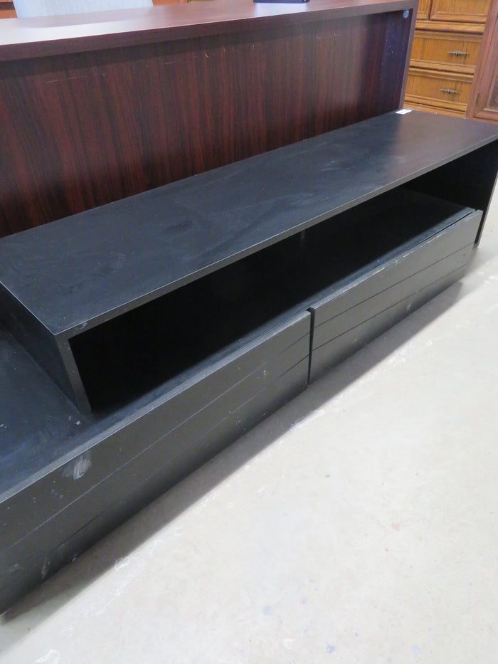 Modern Low Profile TV Stand with Storage