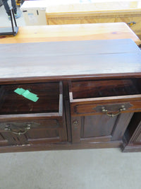 Rustic Sideboard with Brass Hardware