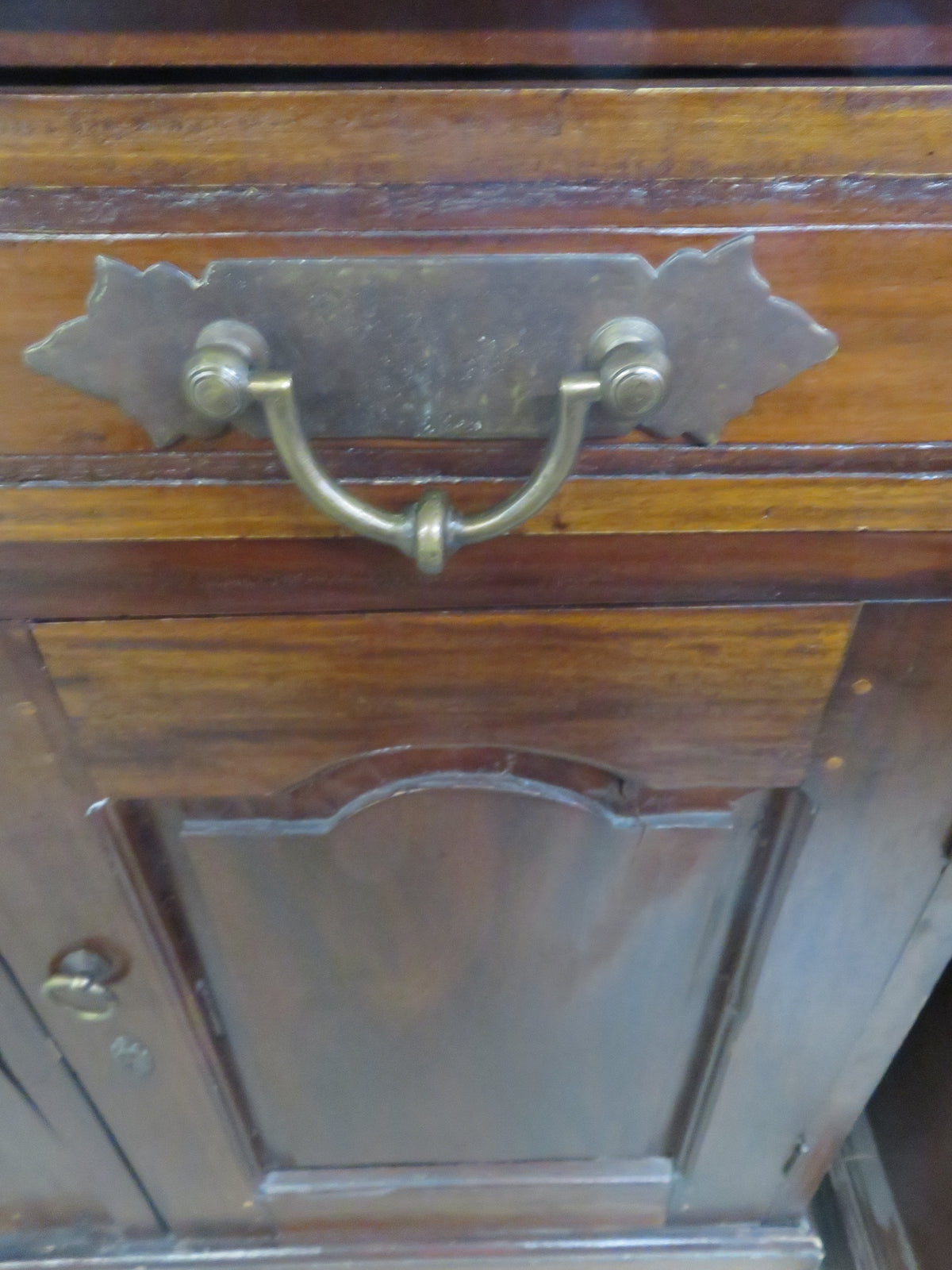 Rustic Sideboard with Brass Hardware