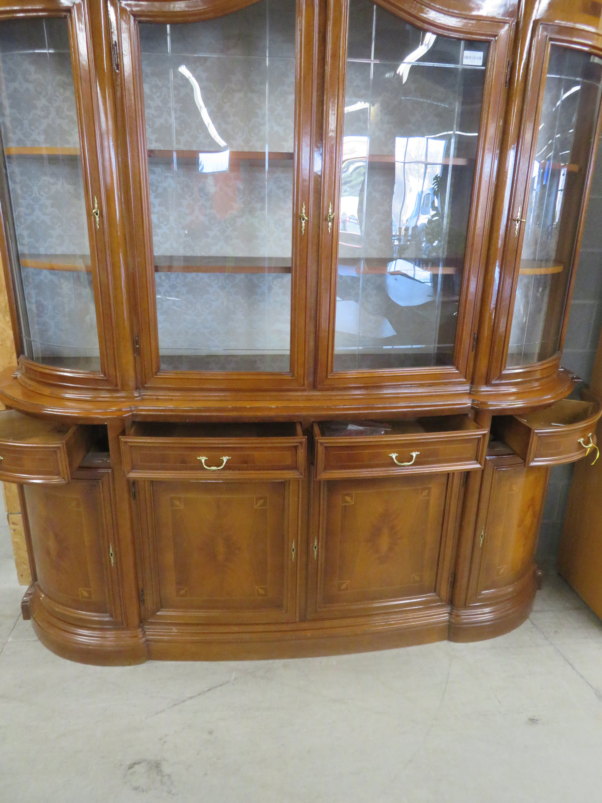 Two Piece Sideboard and Hutch