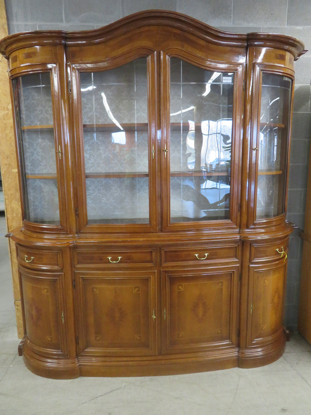 Two Piece Sideboard and Hutch