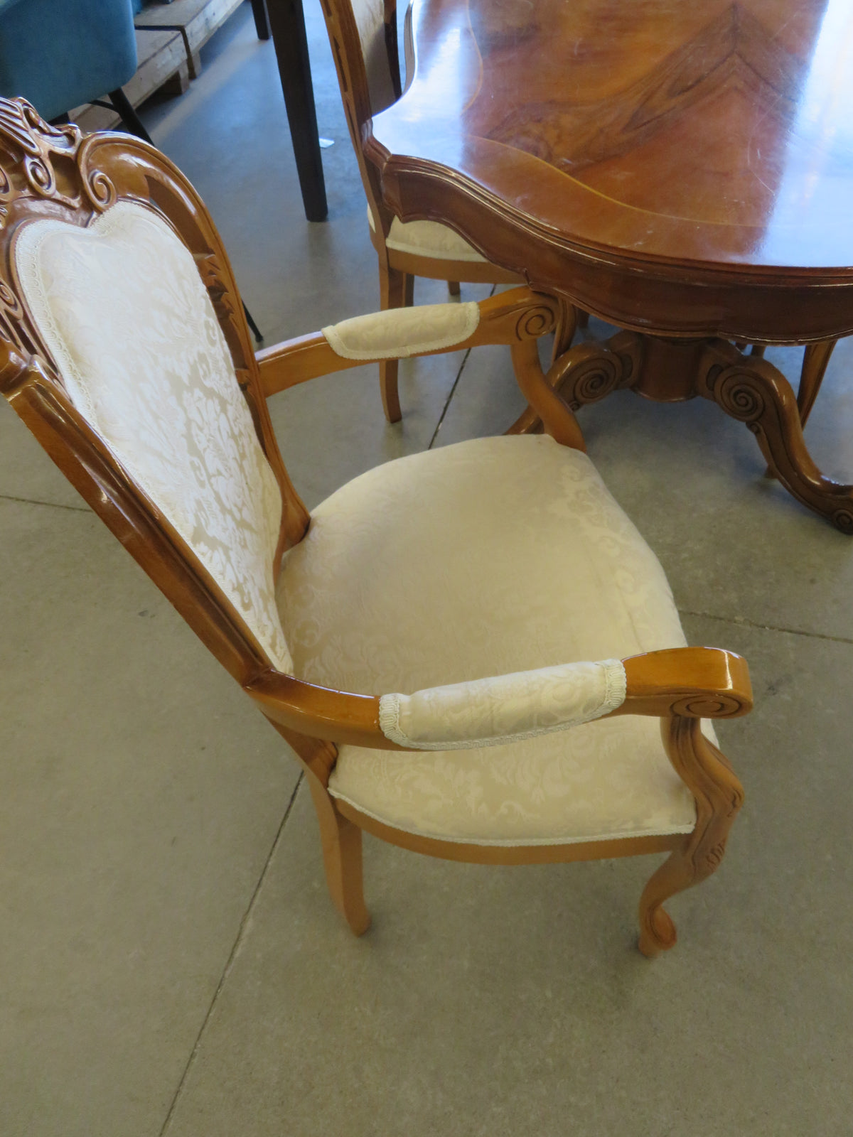 Dining Table with Six Chairs