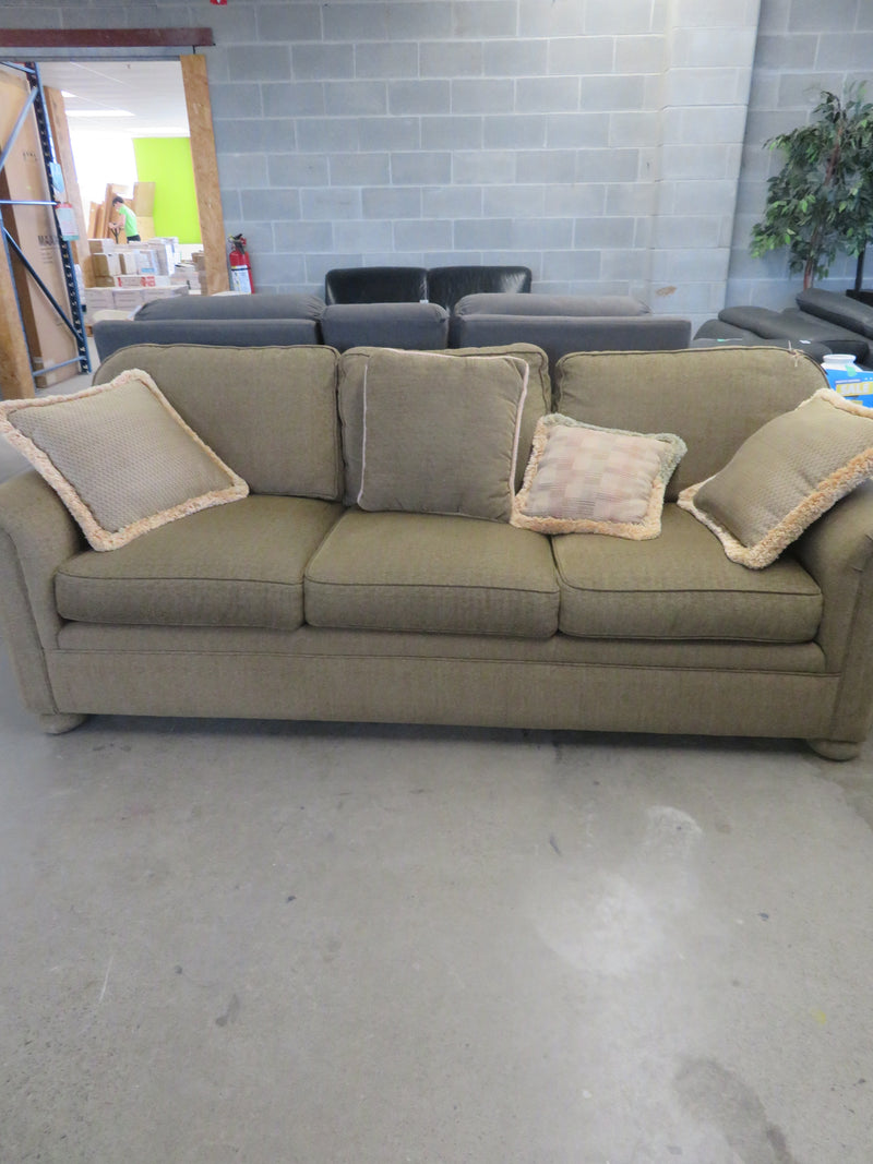 Khaki 3-Seat Sofa