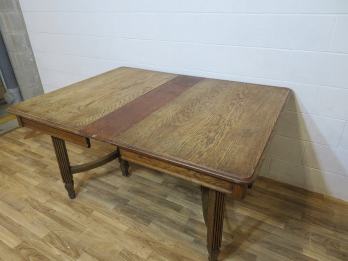 Solid Wood Dining Table with 8" Leaf