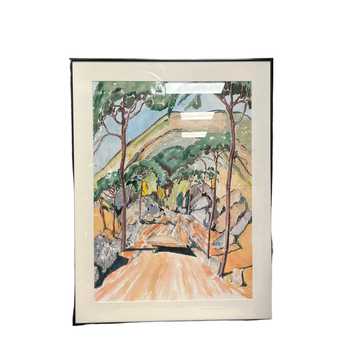 Art Work Watercolour of trees