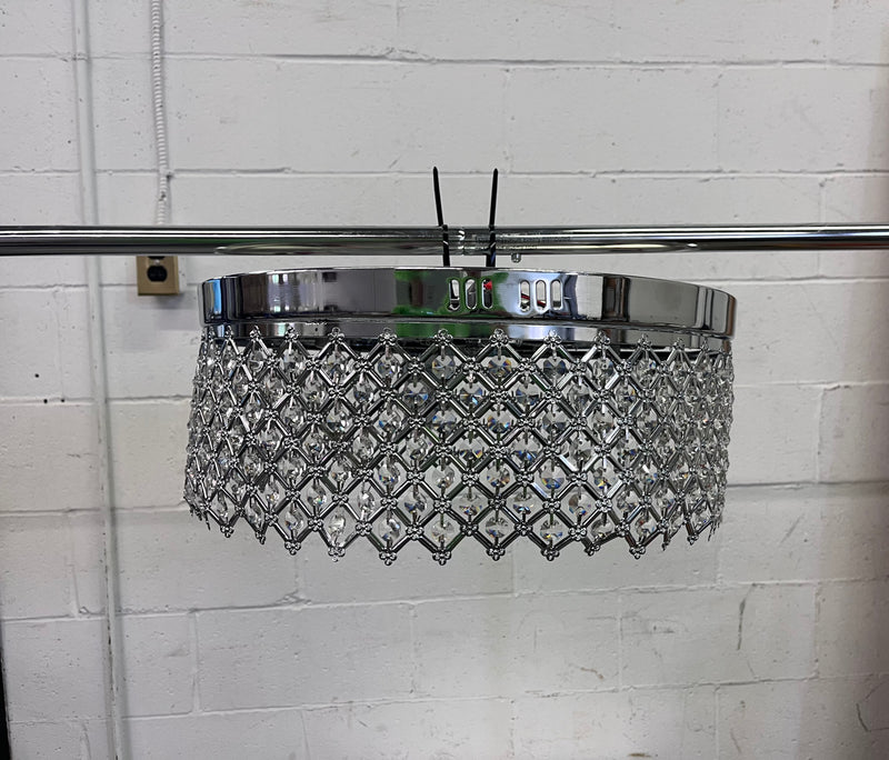 Round Chrome Light Fixture