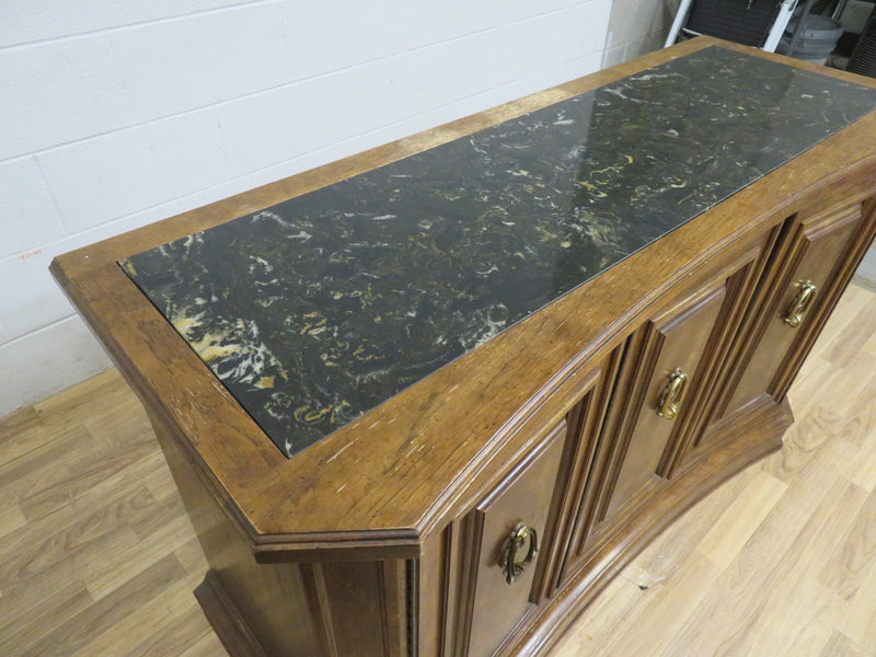 Traditional Styled Buffet with Stone Top Inlay