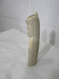 "Bust of a Hooded Figure" - Carving