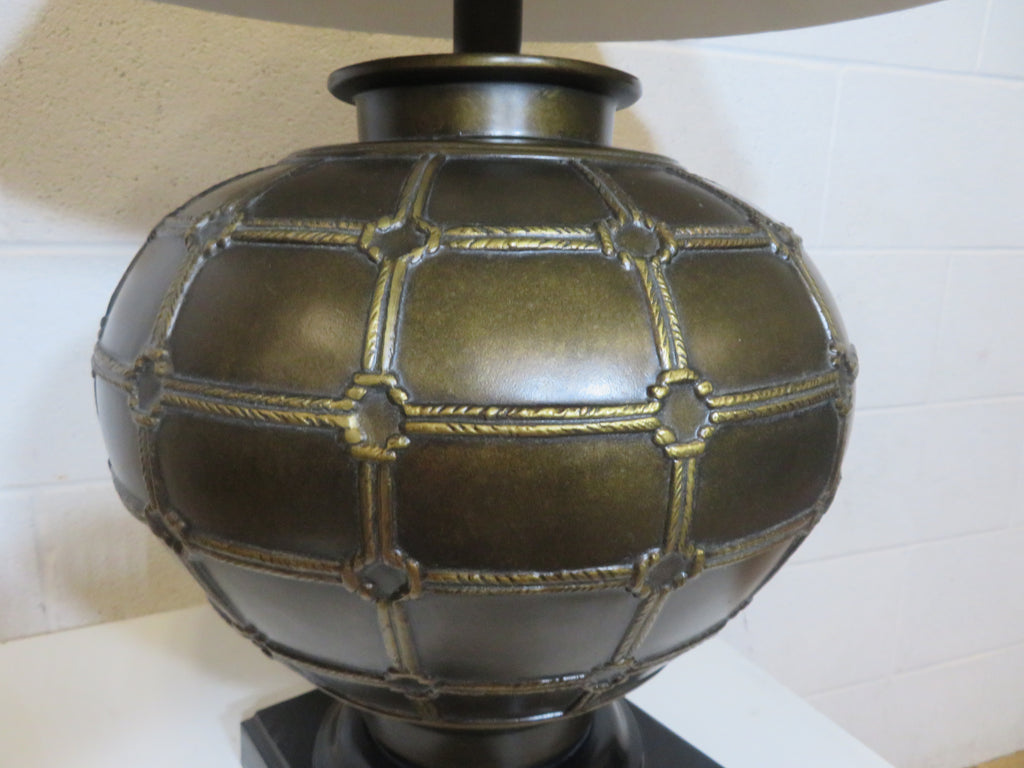 Large Brass Coloured Table Lamp