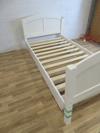 Stackable Twin Size Bed Frame in White