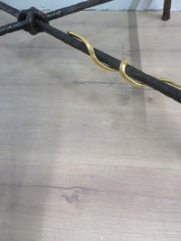 Wrought Iron with Glass Top Coffee Table