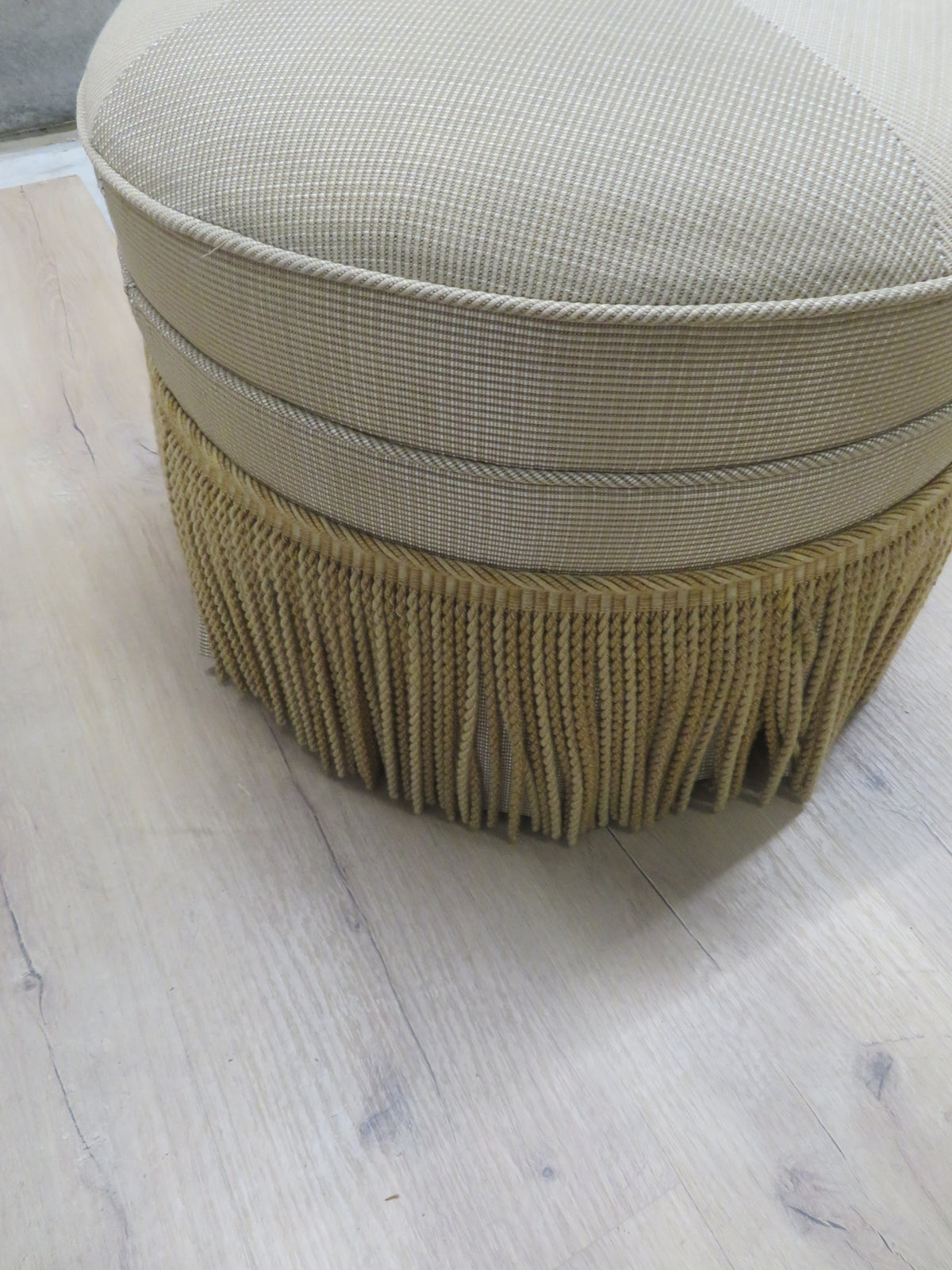 Beige Ottoman