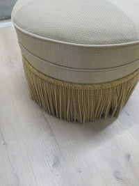 Beige Ottoman