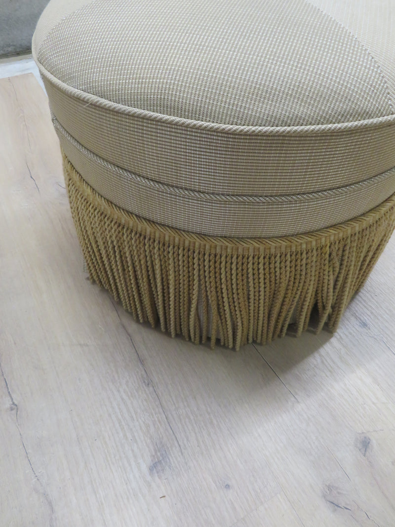 Beige Ottoman