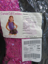 "Curtain Call" Tutu Style Costume - Deep Pink