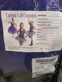 "Curtain Call" Tutu Style Costume - Purple