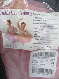 "Curtain Call" Tutu Style Costume - Light Pink