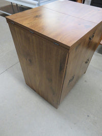 Cabinet with Matching Two Drawer Stool