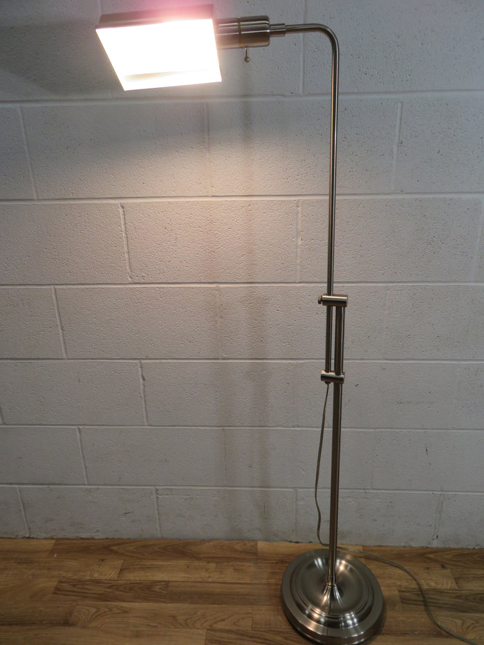 Brushed Chrome Floor Lamp