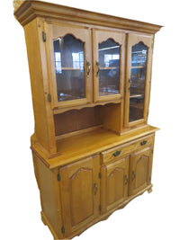 2-Piece Solid Pine Sideboard and Hutch