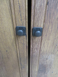36.5"W Rustic Wood Wardrobe