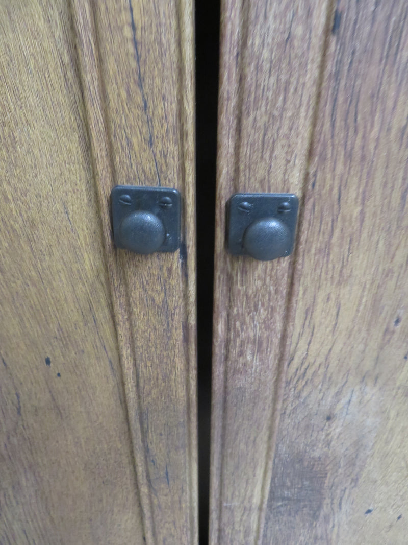 36.5"W Rustic Wood Wardrobe