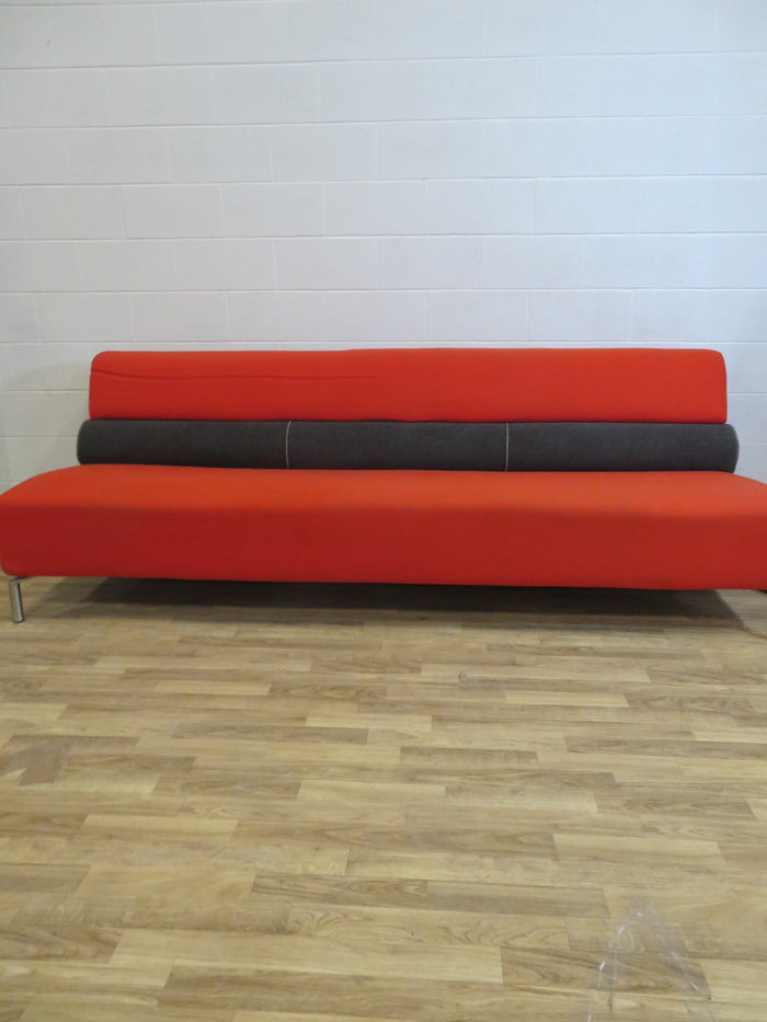 Unique Three Seat Sofa in Red