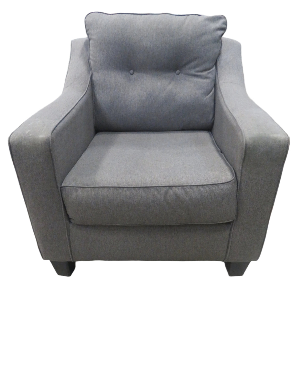 34"W Modern Style Armchair in Gray