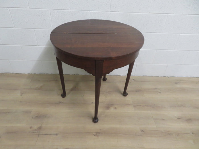 Demi-Lune Fold Over Card Table