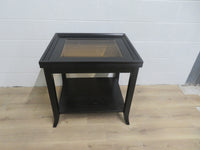 Glass Top End Table