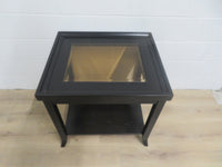 Glass Top End Table