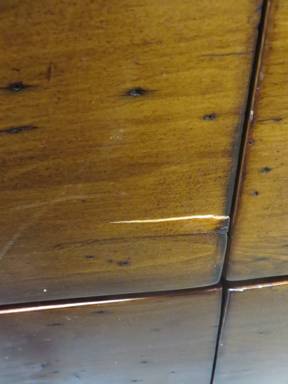 65"W 8-Drawer Rustic Dresser in Solid Wood