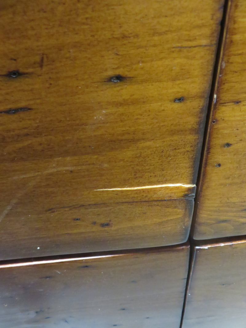65"W 8-Drawer Rustic Dresser in Solid Wood