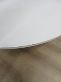 48"Diameter White Coffee Table