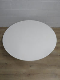 48"Diameter White Coffee Table