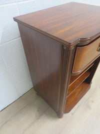 20"W Single Drawer Solid Wood Side Table