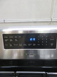 30" 5-Burner Gas Stove in Black and Stainless Steel
