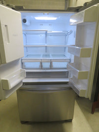 36" French Door Fridge Freezer in Stainless Steel with Ice Maker