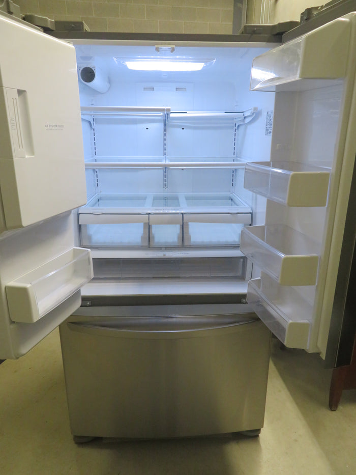 36" French Door Fridge Freezer in Stainless Steel with Ice Maker