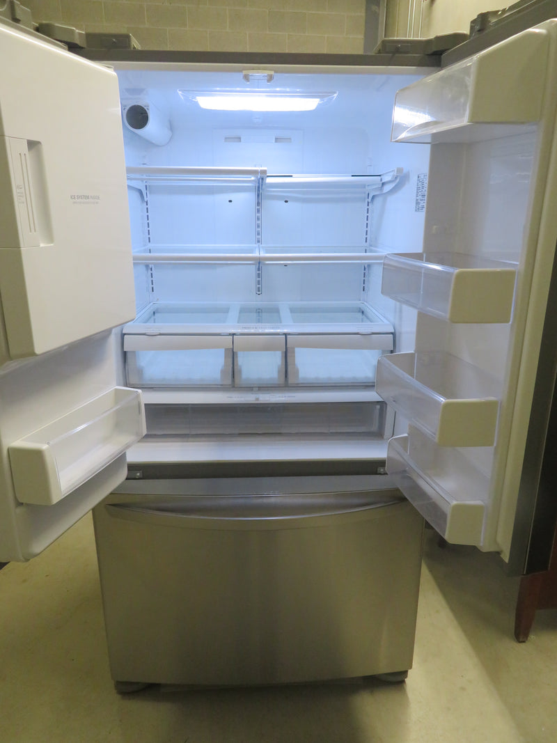 36" French Door Fridge Freezer in Stainless Steel with Ice Maker