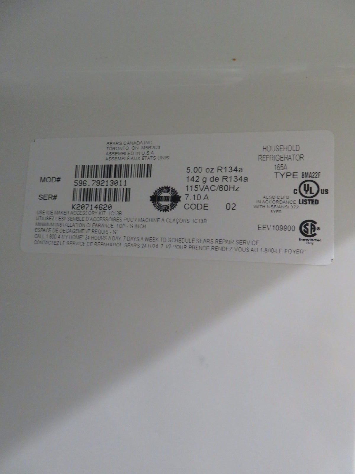 33" French Door Fridge Freezer in Stainless Steel