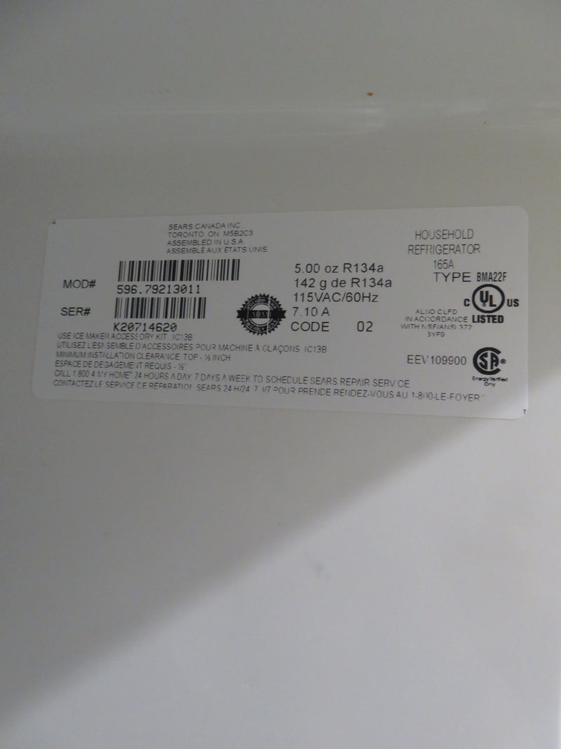 33" French Door Fridge Freezer in Stainless Steel
